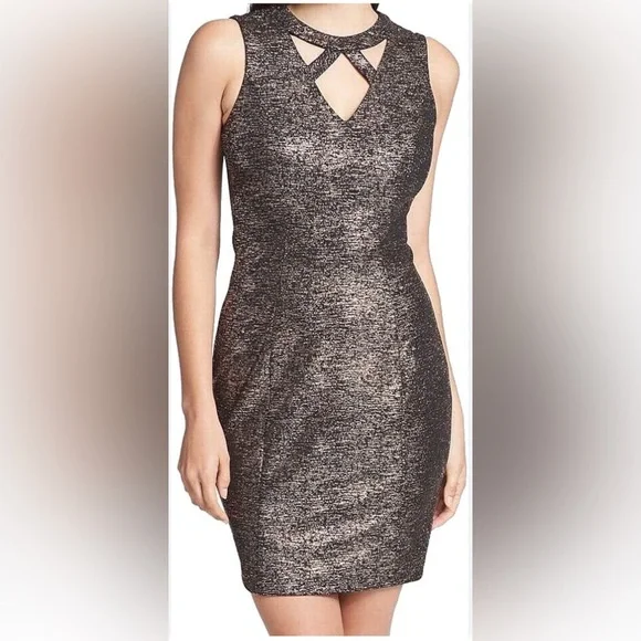 Guess | Dresses | Guess Womens Classic Black And Gold Metallic Cutout Party Dress | Poshmark Guess | Dresses | Guess Womens Classic Black And Gold Metallic Cutout Party Dress | Poshmark